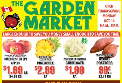 The Garden Market Flyer October 11 to 17