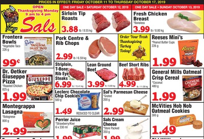 Sal's Grocery Flyer October 11 to 17