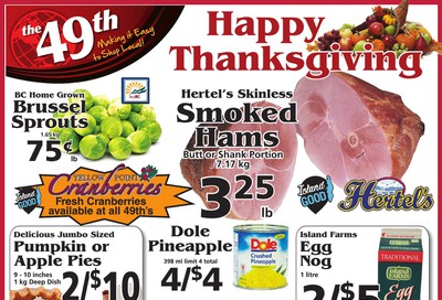 The 49th Parallel Grocery Flyer October 10 to 16