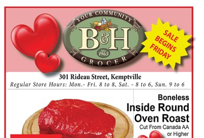 B&H Your Community Grocer Flyer February 7 to 13