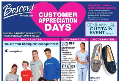 Boscov's Weekly Ad Flyer February 25 to March 3