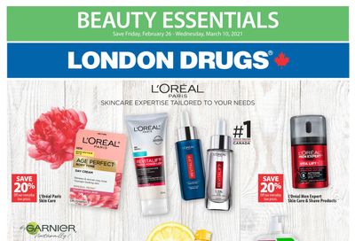 London Drugs Beauty Essentials Flyer February 26 to March 10