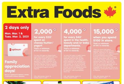 Extra Foods Flyer February 26 to March 4