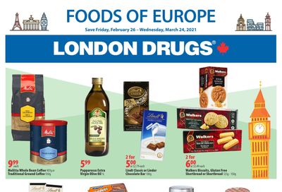 London Drugs Foods of Europe Flyer February 26 to March 24