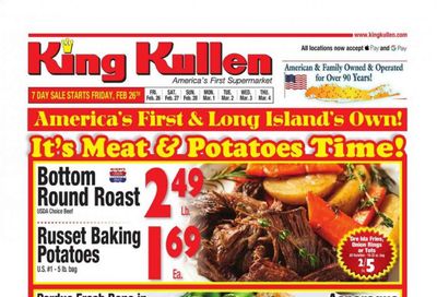 King Kullen Weekly Ad Flyer February 26 to March 4