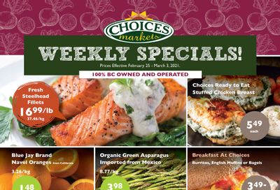 Choices Market Flyer February 25 to March 3