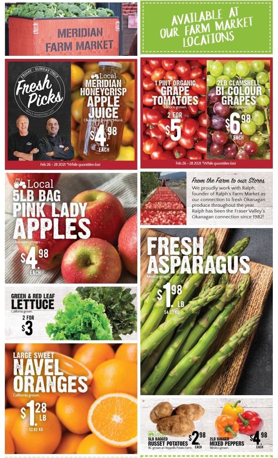 Meridian Farm Market Flyer February 25 to March 3