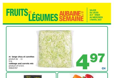 Wholesale Club (QC) Produce Deal of the Week Flyer February 25 to March 3