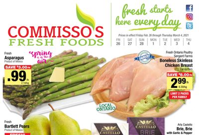 Commisso's Fresh Foods Flyer February 26 to March 4