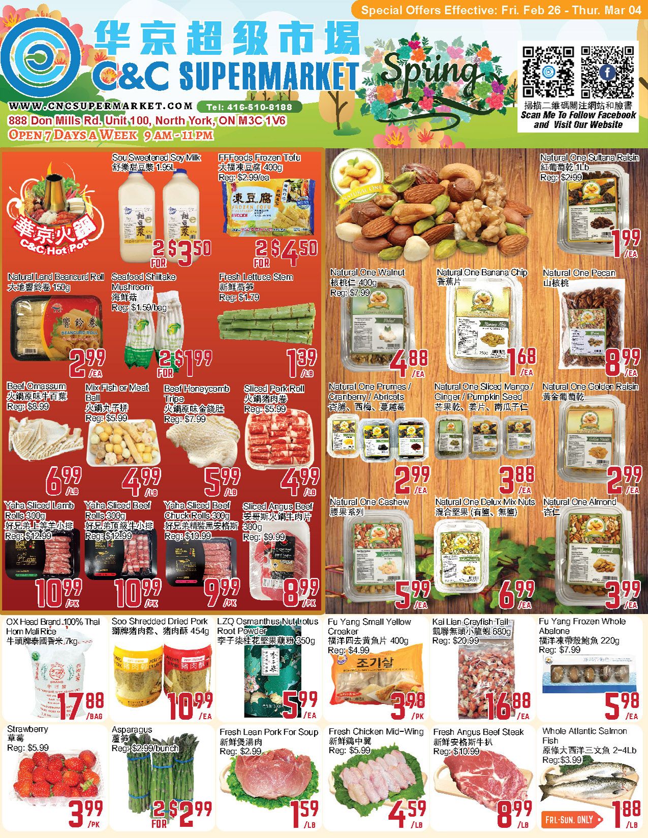 C&C Supermarket Flyer February 26 to March 4