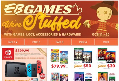 EB Games Flyer October 11 to 20
