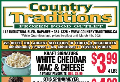 Country Traditions Flyer February 25 to March 4