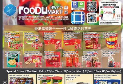 FoodyMart (HWY7) Flyer February 26 to March 4