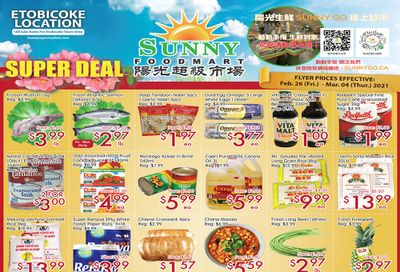Sunny Foodmart (Etobicoke) Flyer February 26 to March 4