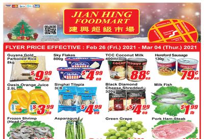 Jian Hing Foodmart (Scarborough) Flyer February 26 to March 4