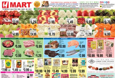 H Mart (TX) Weekly Ad Flyer February 26 to March 4, 2021