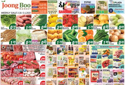 Joong Boo Market Weekly Ad Flyer February 26 to March 4, 2021