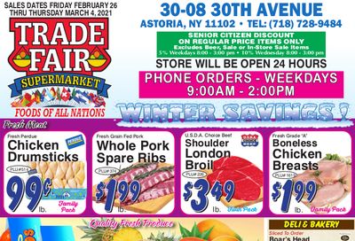 Trade Fair Supermarket Weekly Ad Flyer February 26 to March 4, 2021