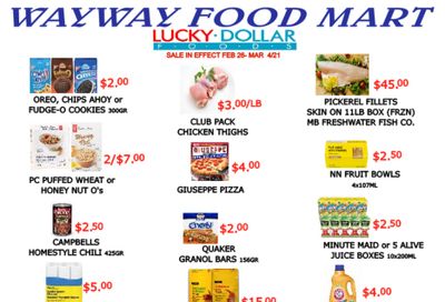 WayWay Food Mart Flyer February 26 to March 4