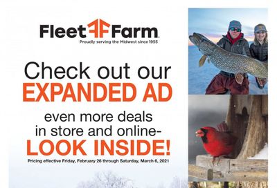 Fleet Farm Weekly Ad Flyer February 26 to March 6