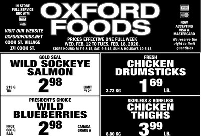 Oxford Foods Flyer February 12 to 18