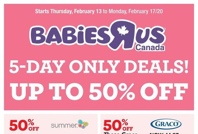 Babies R Us Flyer February 13 to 17