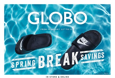 Globo Shoes Flyer February 12 to 23
