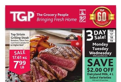 TGP The Grocery People Flyer February 13 to 19