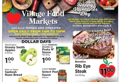Village Food Market Flyer February 12 to 18