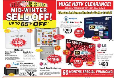 ABC Warehouse Weekly Ad Flyer February 28 to March 6, 2021