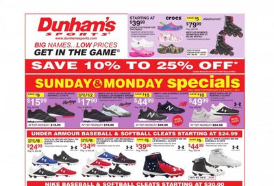 Dunham's Sports (MI, PA, WI) Weekly Ad Flyer February 27 to March 4