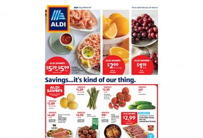 ALDI Weekly Ad Flyer February 28 to March 6