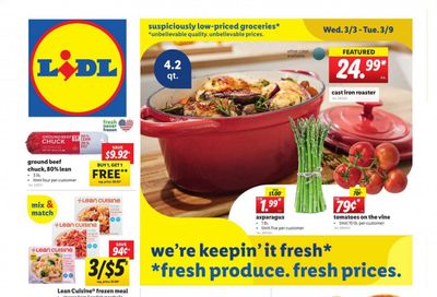 Lidl Weekly Ad Flyer March 3 to March 9