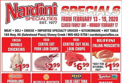 Nardini Specialties Flyer February 13 to 19