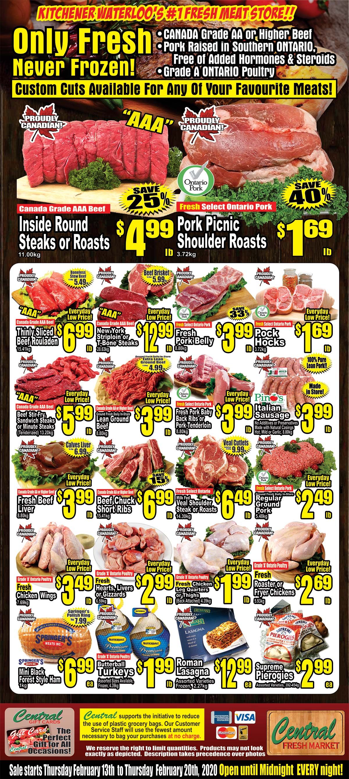 Central Fresh Market Flyer February 13 to 20