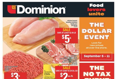 Dominion Flyer September 5 to 11