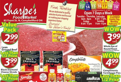 Sharpe's Food Market Flyer February 13 to 19