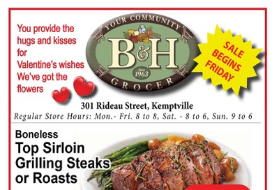 B&H Your Community Grocer Flyer February 14 to 20