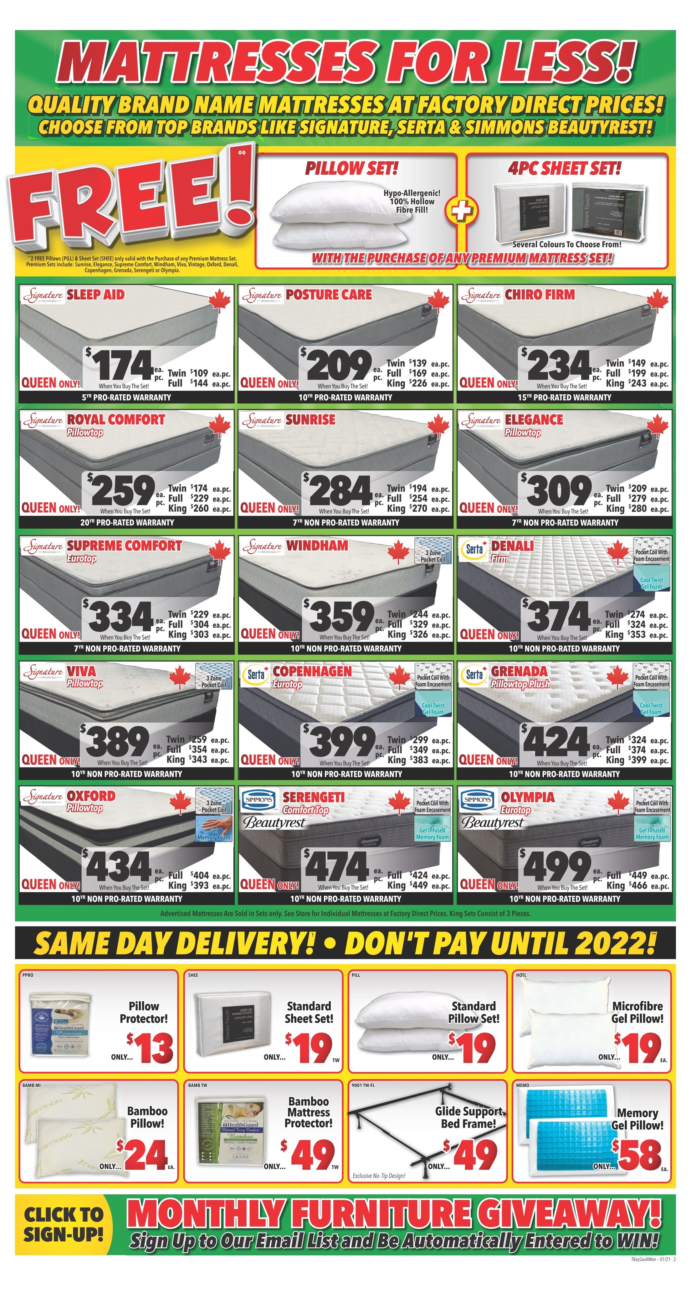 Surplus Furniture & Mattress Warehouse (Thunder Bay) Flyer March 1 to 7