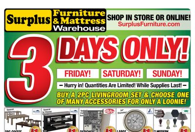 Surplus Furniture & Mattress Warehouse (Sydney) Flyer March 1 to 7