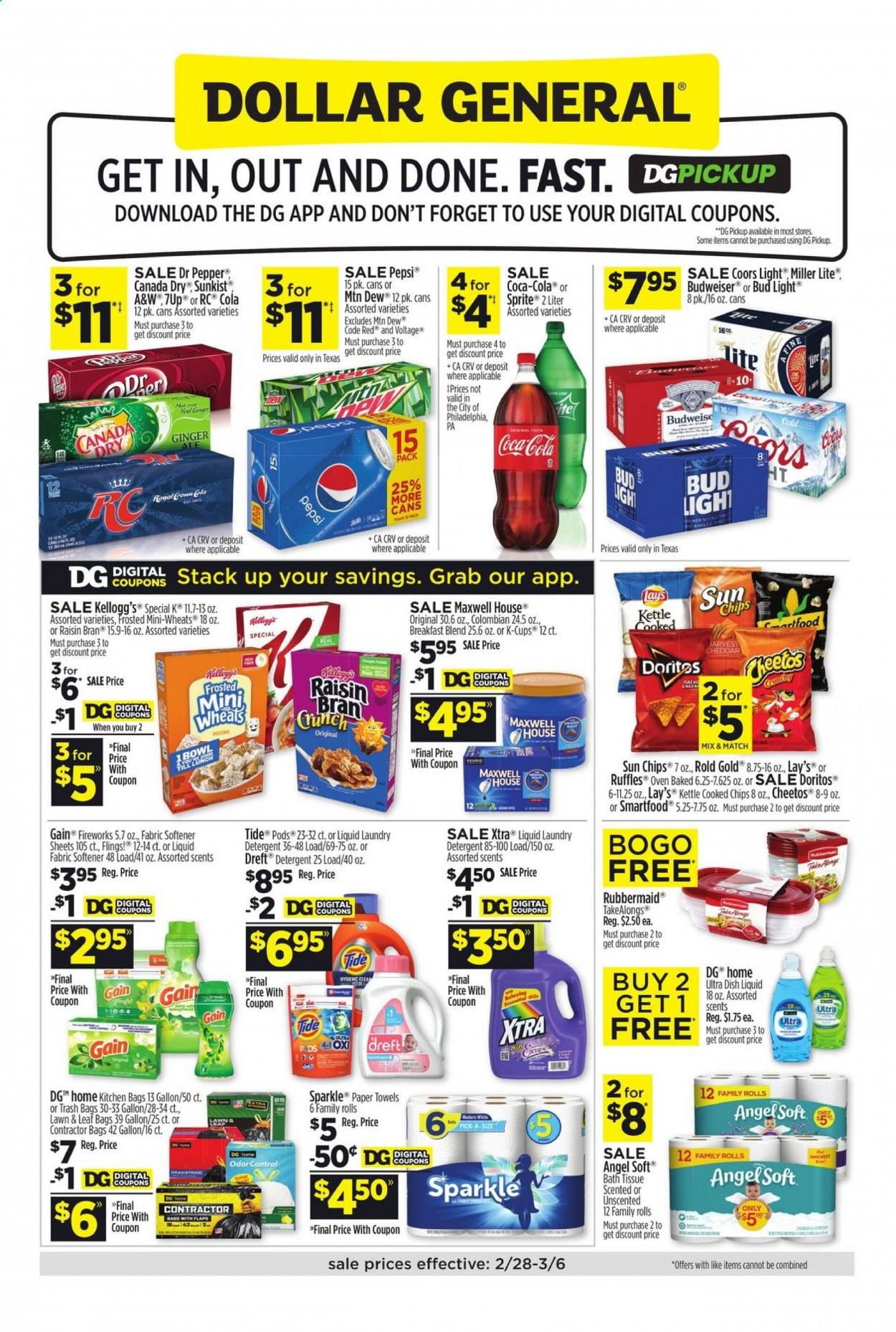 Dollar General (TX) Weekly Ad Flyer February 28 to March 6