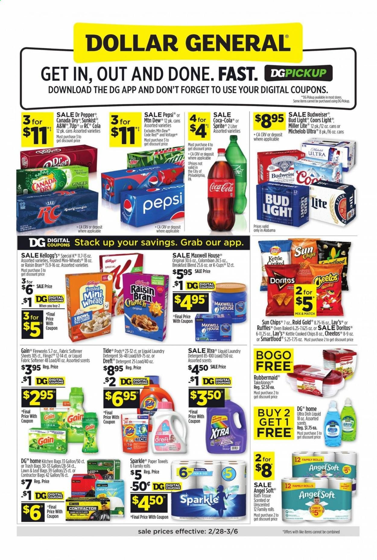 Dollar General (AL) Weekly Ad Flyer February 28 to March 6