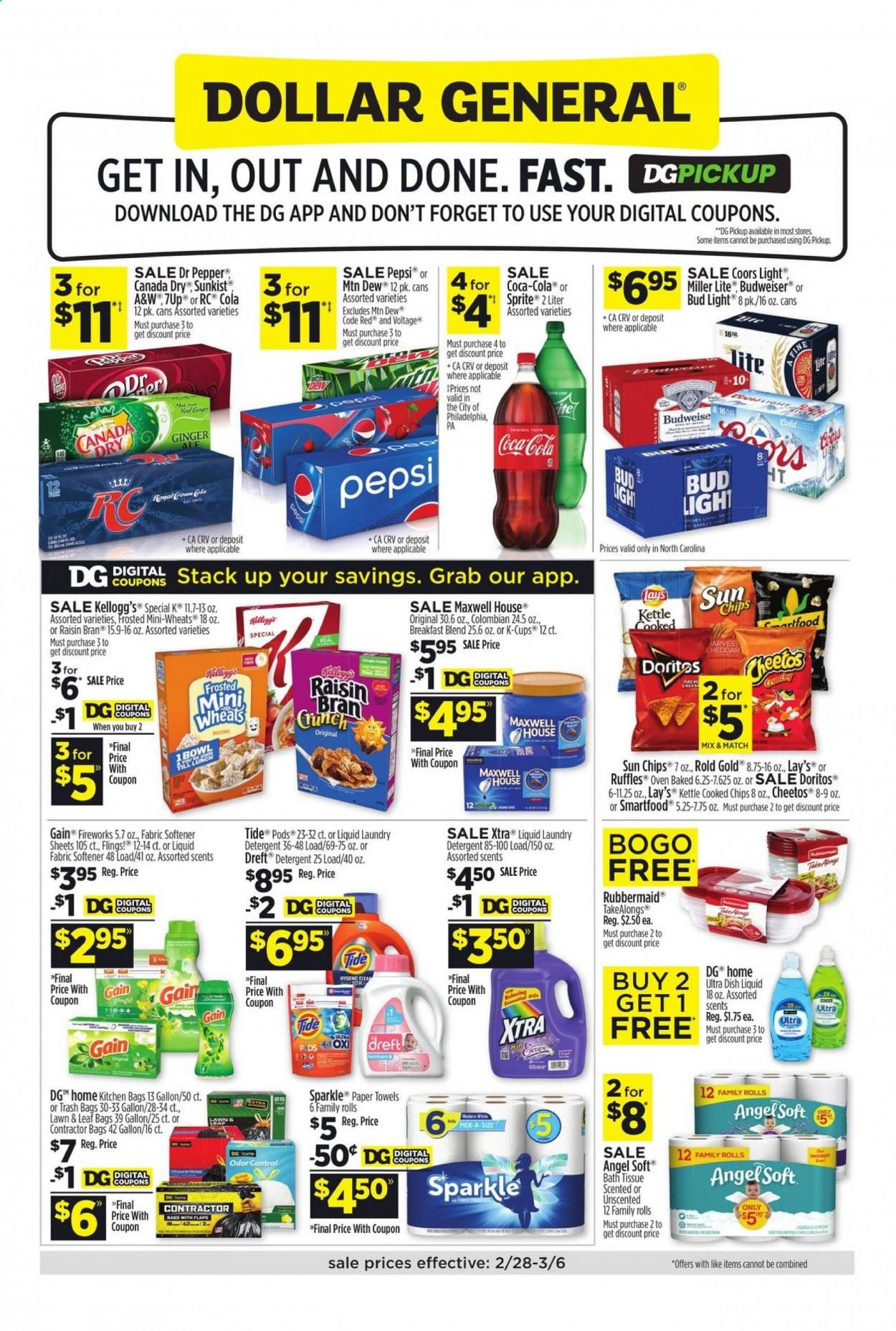 Dollar General (NC) Weekly Ad Flyer February 28 to March 6