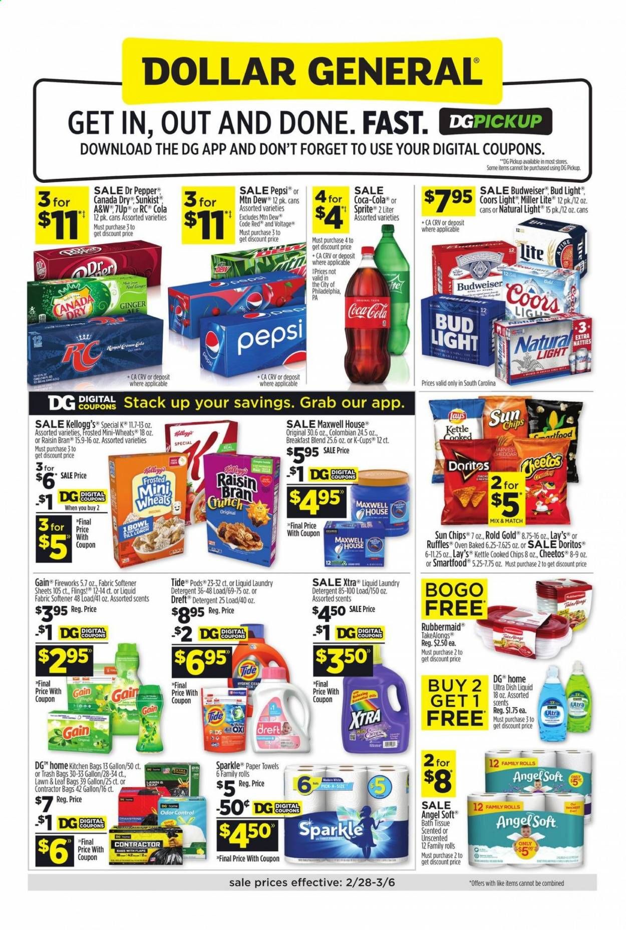 Dollar General (SC) Weekly Ad Flyer February 28 to March 6