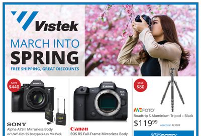 Vistek March into Spring Flyer March 5 to 31