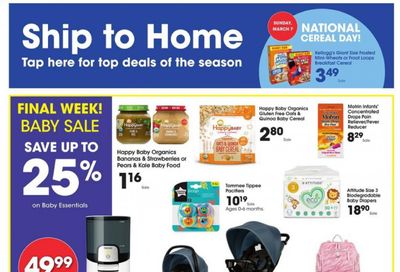 Baker's Weekly Ad Flyer March 3 to March 9