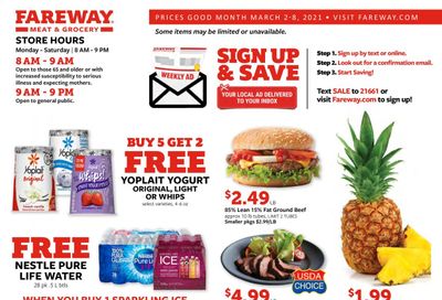 Fareway (IA, IL, MN, MO, NE, SD) Weekly Ad Flyer March 2 to March 8