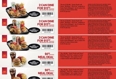 McDonald's Canada Coupons (AB) Valid from March 2 to April 5