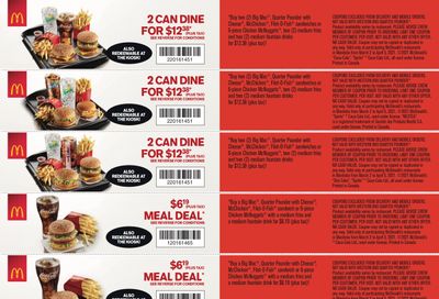McDonald's Canada Coupons (MB) Valid from March 2 to April 5