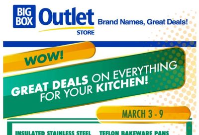 Big Box Outlet Store Flyer March 3 to 9